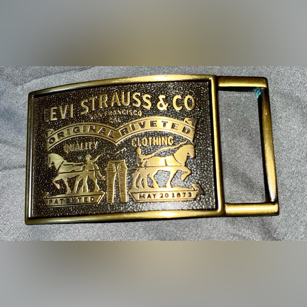 Levi's Brass Tone Belt Buckle